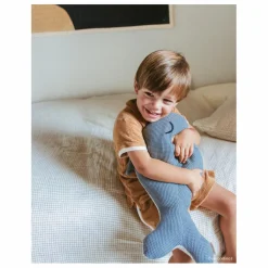 Clearance Parure de lit Wabi-Sabi Blue Grid | Enfant Linge De Lit Enfant