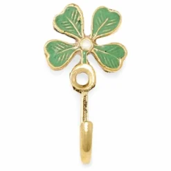 Best Patère en laiton Lucky Clover | Petits Rangements