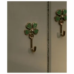 Best Patère en laiton Lucky Clover | Petits Rangements