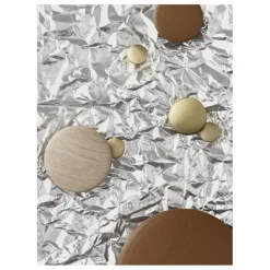 New Patères en laiton The Dots - Set de 5 | Petits Rangements