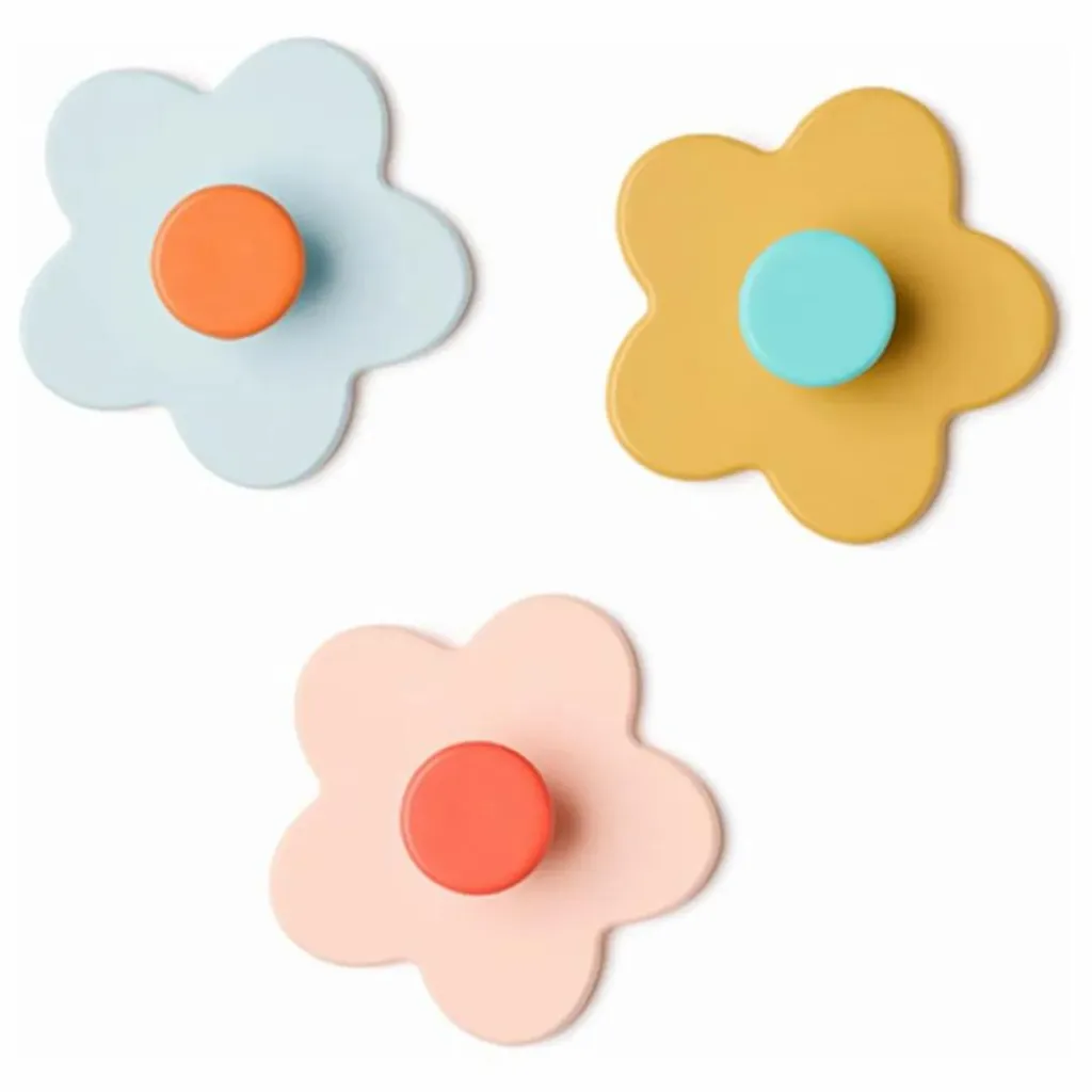 Patères fleur multi Enfant Patères|Patères, Paniers Enfant