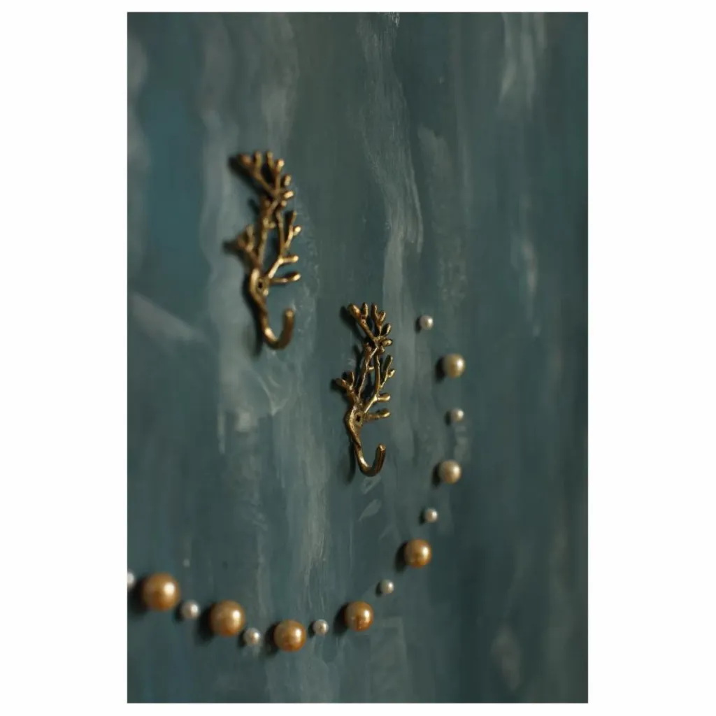 Clearance Patères Marie Cora en laiton recyclé - Set de 2 | Enfant Patères|Patères, Paniers Enfant