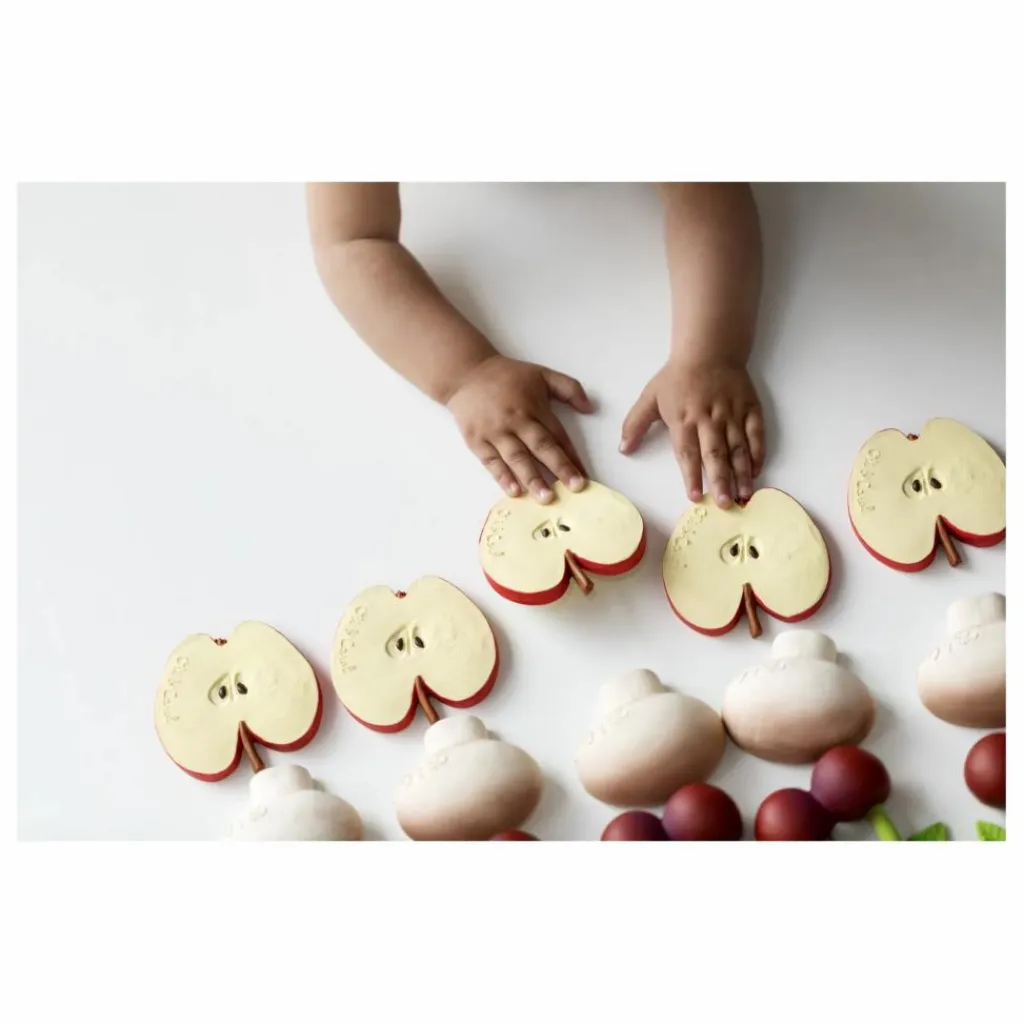 Hot Pepita la pomme de dentition | Hochets Et Anneaux De Dentition|Puériculture