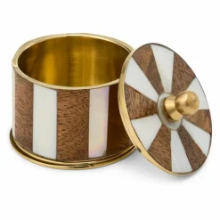 Clearance Petite boîte rayée Woody Circus | Petits Rangements