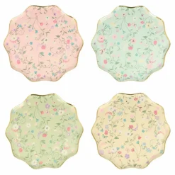 Discount Petites assiettes en carton florales Ladurée - Set de 8 Enfant Décoration De Fête