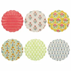 Hot Petites assiettes réutilisables - x Molly Mahon - Set de 6 Enfant Vaisselle Enfant|Art De La Table