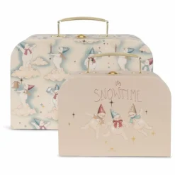 Sale Petites valises en carton Let it snow - Set de 2 | Enfant Rangements|Cadeau De Naissance