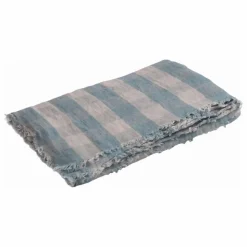 Outlet Plaid en lin lavé Vichy Cottage | Linge De Lit