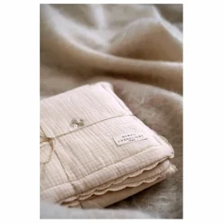 Hot Plaid matelassé brodé fleurs en gaze de coton Couvertures Et Plaids|Linge De Lit Bébé