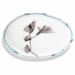 New Plat oval Camelia, for Marni | Art De La Table