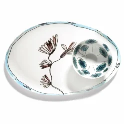 New Plat oval Camelia, for Marni | Art De La Table