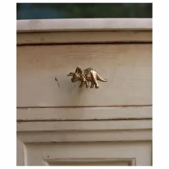 Hot Poignée de porte en laiton Triceratop | Enfant Patères|Patères, Paniers Enfant