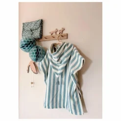 Online Poncho de bain Suzon rayé | Enfant Puériculture|Bavoirs, Langes