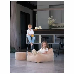 Sale Pouf en velours côtelé | Enfant Matelas De Sol, Poufs Enfant