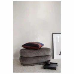 Sale Pouf en velours dévoré | Poufs, Matelas De Sol