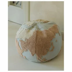 Outlet Pouf World map | Enfant Matelas De Sol, Poufs Enfant