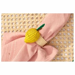 Best Rond de serviette Citron | Art De La Table