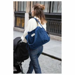 Best Sac à langer Mini Darcy en Denim Upcyclé | Sacs À Langer|Puériculture
