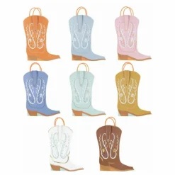 Discount Sacs cadeaux Western - Set de 8 Enfant Décoration De Fête
