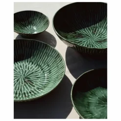 Sale Saladier Verde Lanza, Pascale Naessens | Art De La Table