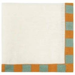 Online Serviette de table Damier en lin | Linge De Table|Art De La Table