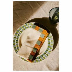 Online Serviette de table Damier en lin | Linge De Table|Art De La Table