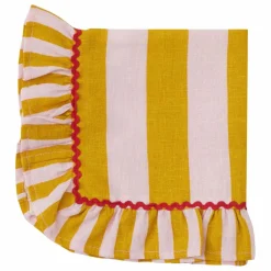 Clearance Serviette rayée | Linge De Table|Art De La Table