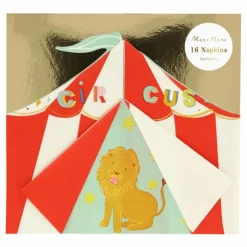 Sale Serviettes Chapiteau - set de 16 Enfant Décoration De Fête