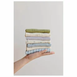 Clearance Serviettes Cottage en coton bio - Set de 7 | Langes|Bavoirs, Langes