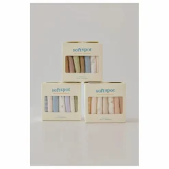 Clearance Serviettes Cottage en coton bio - Set de 7 | Langes|Bavoirs, Langes