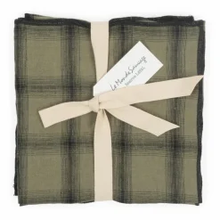 Online Serviettes de table Highlands en lin lavé - Set de 4 | Linge De Table|Art De La Table