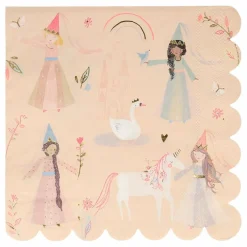 Clearance Serviettes en papier Princesse - Set de 16 Enfant Décoration De Fête