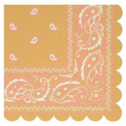 Hot Serviettes en papier Western - Set de 16 Enfant Décoration De Fête