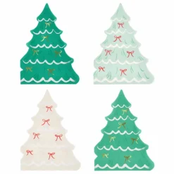 Sale Serviettes Sapin de Noël - Lot de 16 Enfant Décoration De Fête