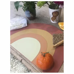 Outlet Set de table Arc-en-ciel en silicone Enfant Vaisselle Enfant