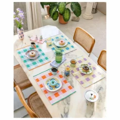 Hot Set de table en coton bio | Linge De Table|Art De La Table