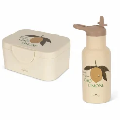 New Set lunch-box et gourde Lemon | Enfant Vaisselle Enfant