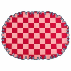 Sale Sets de table vichy Dama Rosa - Lot de 2 | Linge De Table|Art De La Table