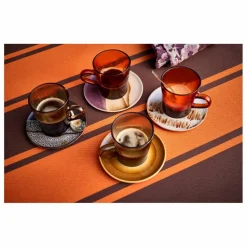 New Sous-tasses 70's - Set de 4 Art De La Table