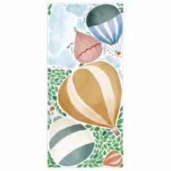 Sale Sticker géant Montgolfière Aquarelle Enfant Décoration Murale|Déco Murale Enfant