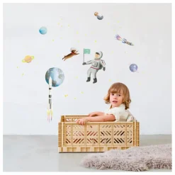 Best Sticker Planche Espace Enfant Décoration Murale|Déco Murale Enfant