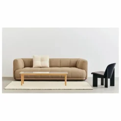 Sale Table basse en verre cannelé Kofi, piétement en | Tables, Bureaux