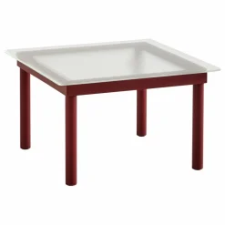 Sale Table basse en verre Kofi, pietement en chêne | Tables, Bureaux