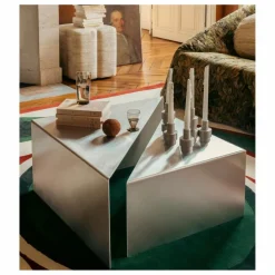 Hot Table basse gigogne Triangolo en brossé | Tables, Bureaux