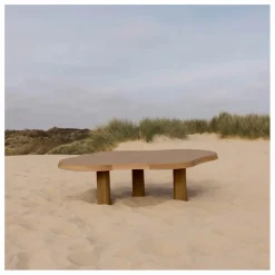 Table basse outdoor en iroko Mobilier De Jardin