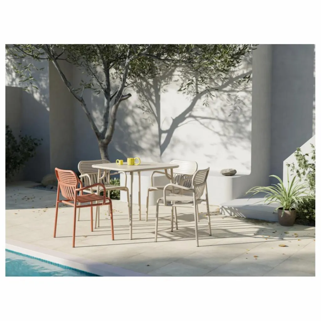 Outlet Table carrée Week-end - 4 places | Mobilier De Jardin