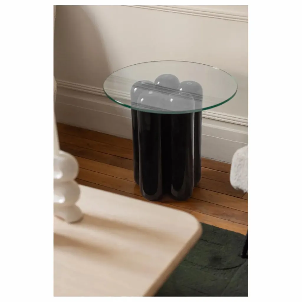 Outlet Table d'appoint avec plateau en verre | Tables, Bureaux