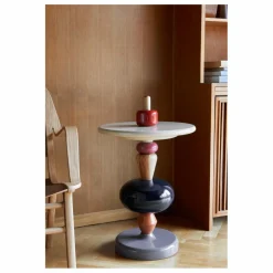 Discount Table d'appoint Shuffle en bois laquée - Mia Hamborg | Tables, Bureaux