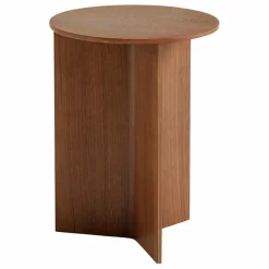 Hot Table d'appoint Slit ronde en bois | Tables, Bureaux