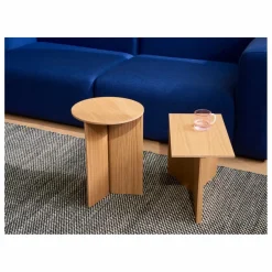 Hot Table d'appoint Slit ronde en bois | Tables, Bureaux